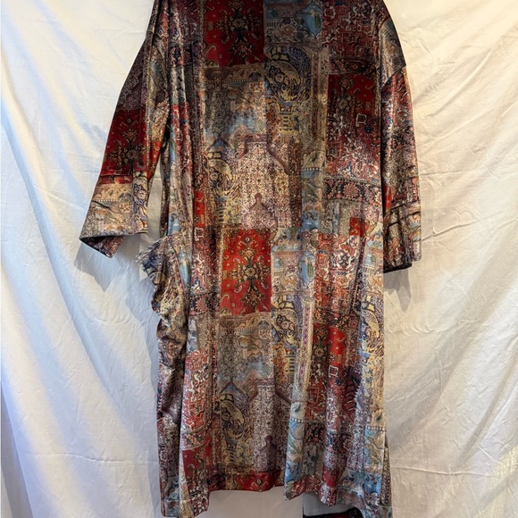 NWT Chic Multicolor Women's Cardigan Velvet Texture - Picture 2 of 8